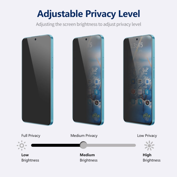 For Samsung Galaxy A34 5G ENKAY Hat-Prince 360 Degree Anti-peeping Privacy Full Screen Tempered Glass Film by ENKAY