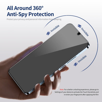 For Samsung Galaxy A05 / A05s ENKAY Hat-Prince 360 Degree Anti-peeping Privacy Full Screen Tempered Glass Film by ENKAY