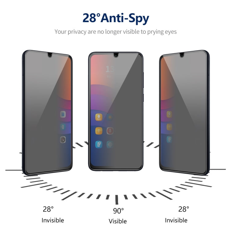 For Samsung Galaxy A05 / A05s ENKAY Hat-Prince 360 Degree Anti-peeping Privacy Full Screen Tempered Glass Film by ENKAY