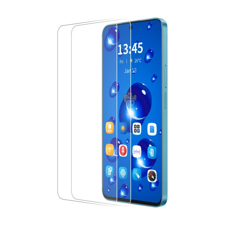 For Nothing Phone 2a 2pcs ENKAY 9H Big Arc Edge High Aluminum-silicon Tempered Glass Film by ENKAY