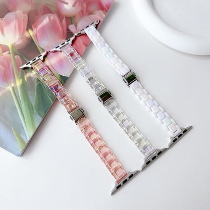 For Apple Watch Ultra 2 49mm Laser PC Colorful 12mm Slim Watch Band(Pink) by bashfashion