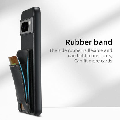 For Google Pixel 9 Pro Suteni H03 Oil Wax Leather Wallet Stand Back Phone Case(Black) by Suteni