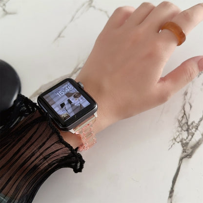 For Apple Watch Ultra 49mm Laser PC Colorful 20mm Slim Watch Band(Transparent) by bashfashion