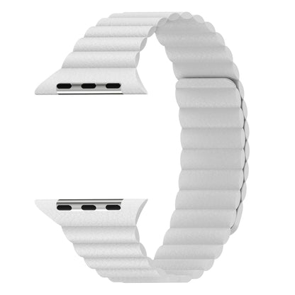 Universal Leather Magnetic Band for Apple Watch Series 7 41mm / 6 & SE & 5 & 4 40mm / 3 & 2 & 1 38mm(black) by bashfashion