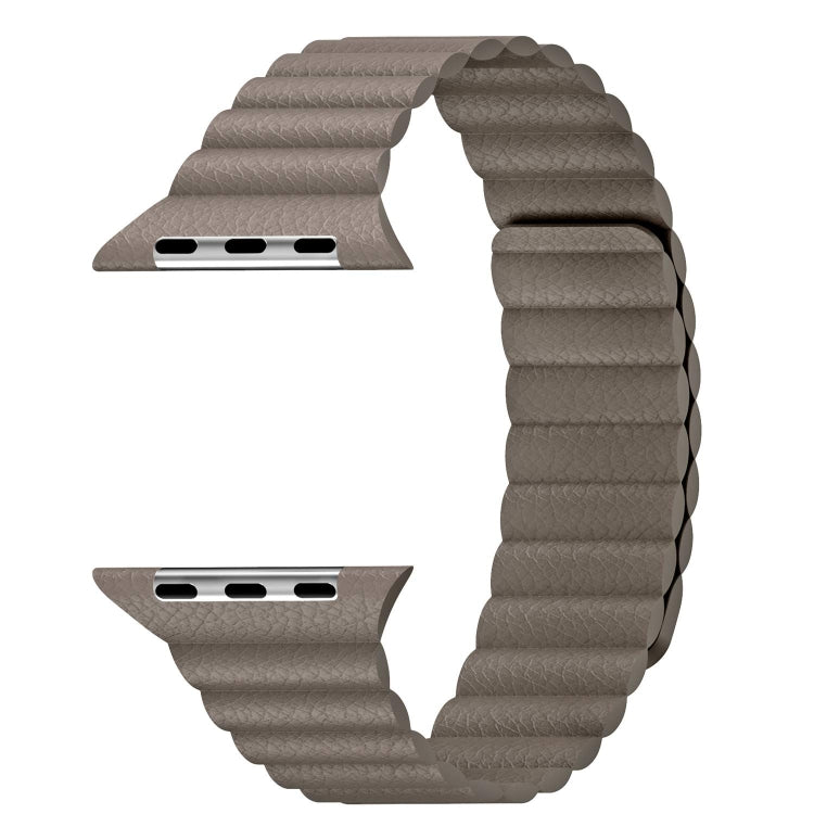 Universal Leather Magnetic Band for Apple Watch Series 7 41mm / 6 & SE & 5 & 4 40mm / 3 & 2 & 1 38mm(black) by bashfashion