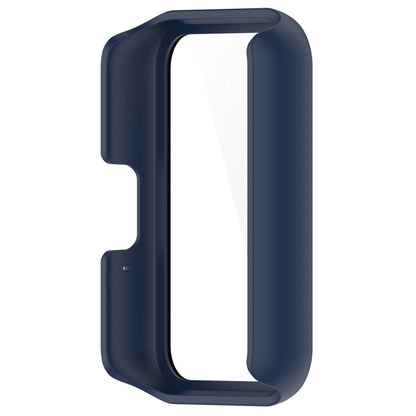 For Samsung Galaxy Fit 3 SM-R390 PC + Tempered Glass Film Integrated Watch Protective Case(Midnight Blue) by bashfashion