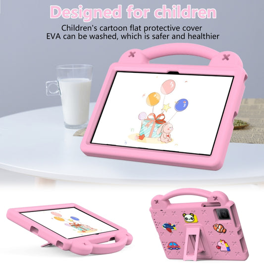 For T-Mobile REVVL Tab 10.36 2023 Handle Kickstand Children EVA Shockproof Tablet Case(Pink) by bashfashion