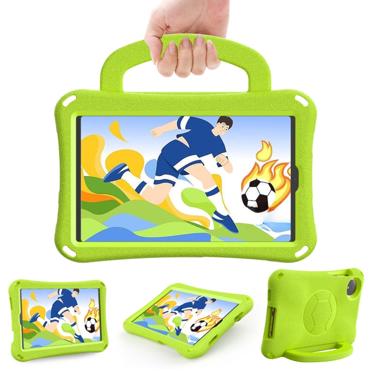 For Xiaomi Redmi Pad SE 8.7 2024 Handle Football Shaped EVA Shockproof Tablet Case(Grass Green) by bashfashion