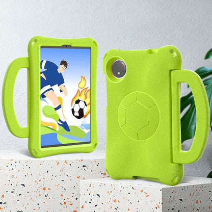 For Xiaomi Redmi Pad SE 8.7 2024 Handle Football Shaped EVA Shockproof Tablet Case(Grass Green) by bashfashion