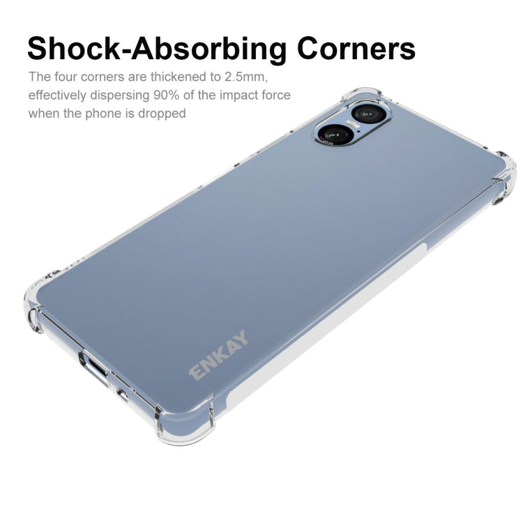 For Sony Xperia 10 VI ENKAY Hat-Prince Transparent TPU Shockproof Phone Case by ENKAY