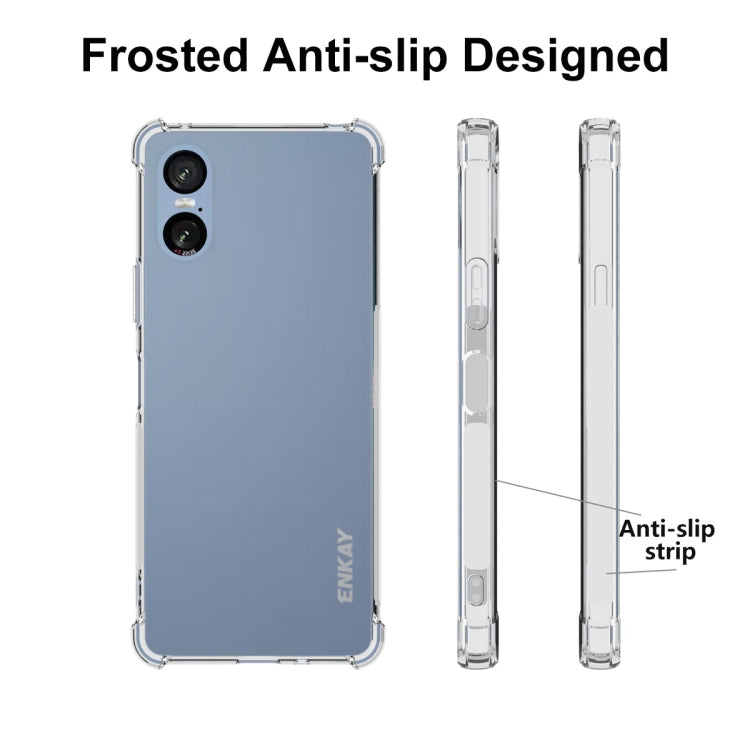 For Sony Xperia 10 VI ENKAY Hat-Prince Transparent TPU Shockproof Phone Case by ENKAY