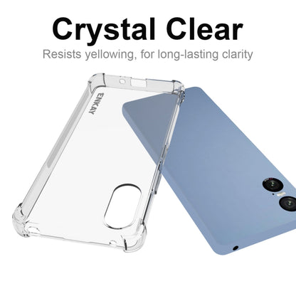 For Sony Xperia 10 VI ENKAY Hat-Prince Transparent TPU Shockproof Phone Case by ENKAY