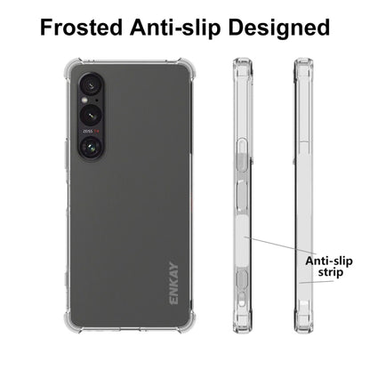 For Sony Xperia 1 VI ENKAY Hat-Prince Transparent TPU Shockproof Phone Case by ENKAY