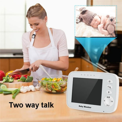 SM32PTA Two-Way Audio Night Vision Surveillance Camera 3.5 inch Baby Monitor(US Plug) by bashfashion