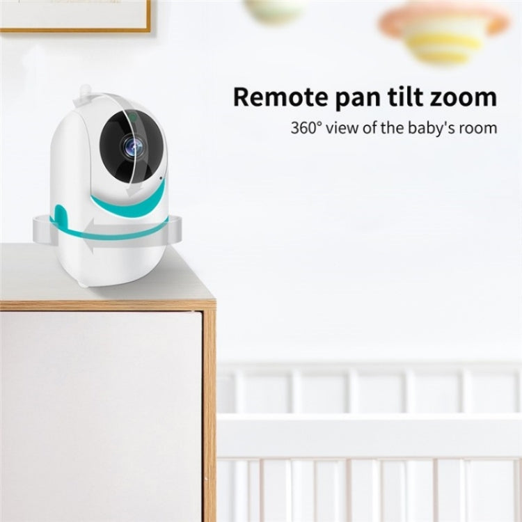 D031 2 Way Voice Built-in Lullabies Home Baby Security Camera 3.2-inch LCD Baby Monitor(AU Plug) by bashfashion