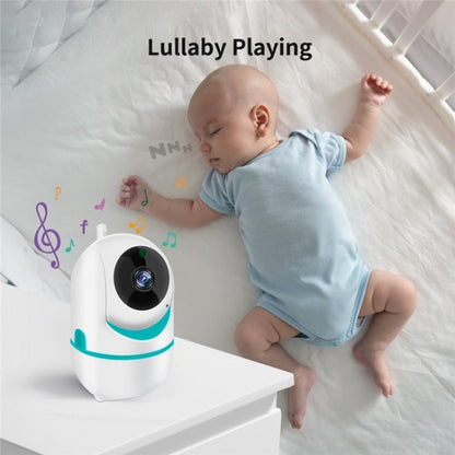 D031 2 Way Voice Built-in Lullabies Home Baby Security Camera 3.2-inch LCD Baby Monitor(US Plug) by bashfashion