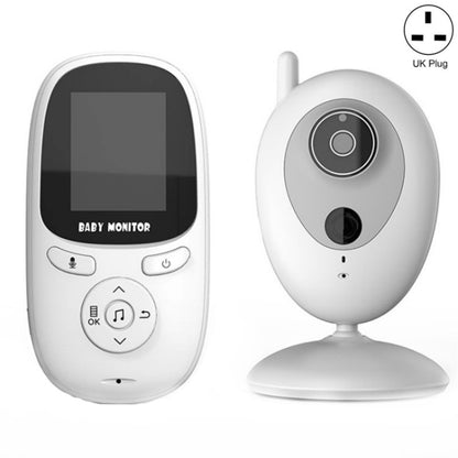 R306 Room Temperature Monitor Intercom Camera 2.0-inch Night Vision Wireless Baby Monitor(UK Plug) by bashfashion