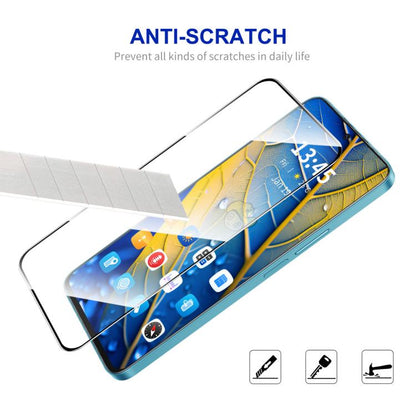 For ZTE Blade V70 Design ENKAY Easy Install High Alumina Silicon Full Glass Film by ENKAY