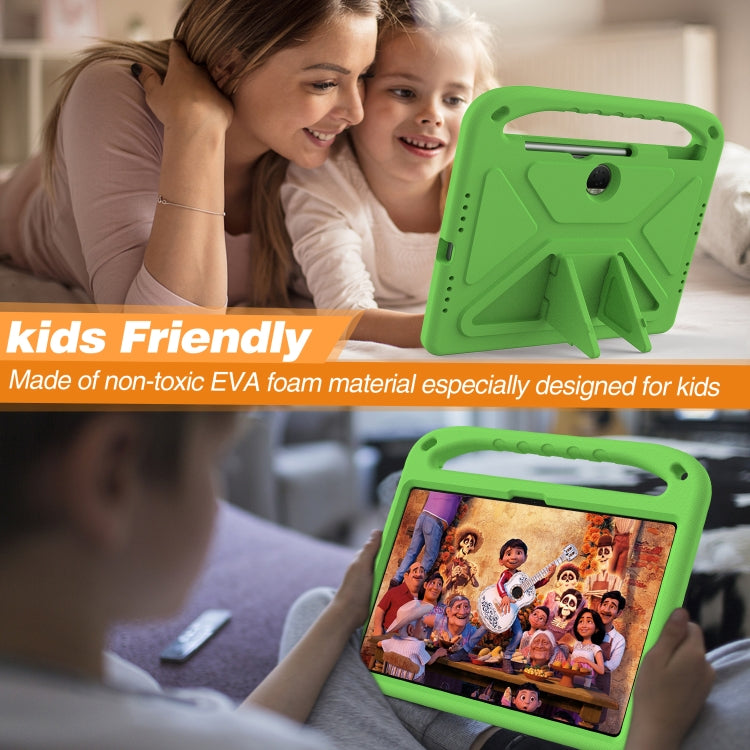 For Honor Pad 9 12.1 Handle EVA Shockproof Tablet Case with Holder(Green) by bashfashion