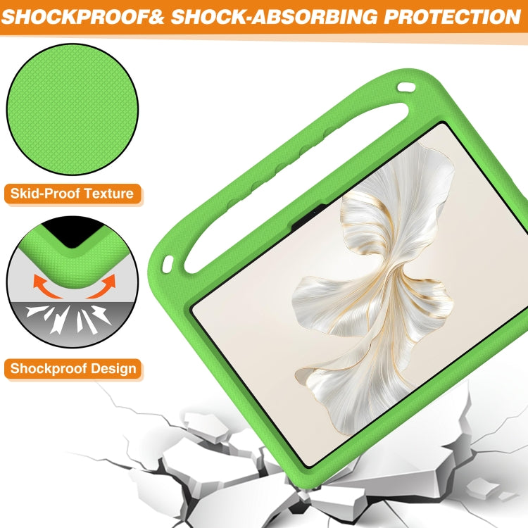 For Honor Pad 9 12.1 Handle EVA Shockproof Tablet Case with Holder(Green) by bashfashion