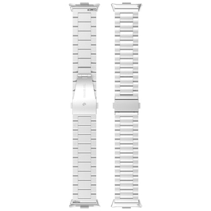 For Redmi Watch 4 / Watch 5 Three Bead Stainless Steel Metal Watch Band(Gold) by bashfashion