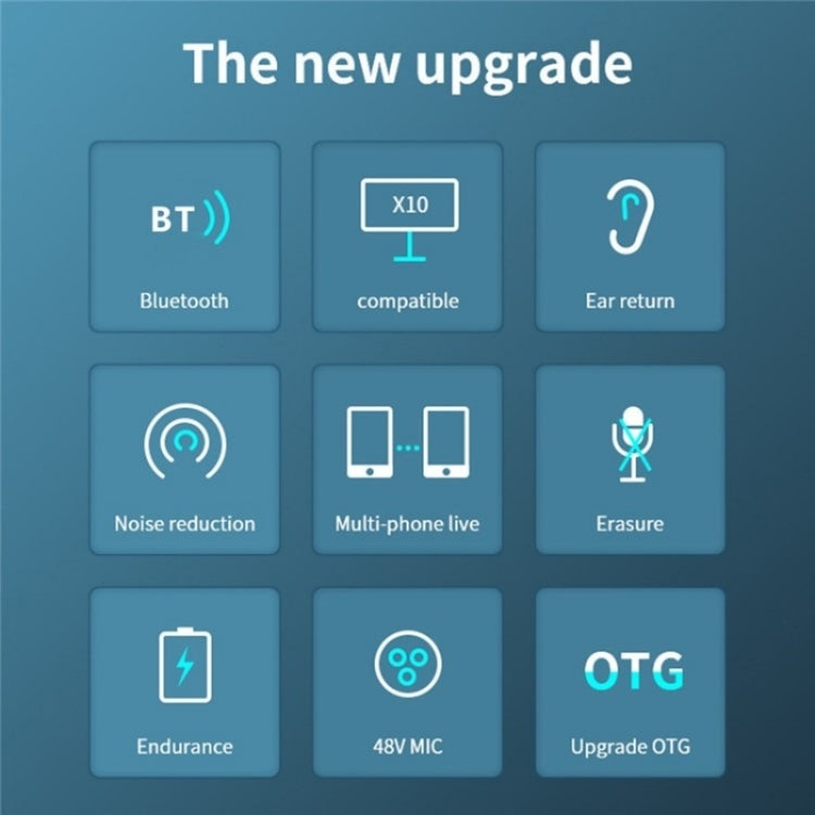 X7 48V Live Broadcast Audio Mixer Professional Microphone Live Sound Card by bashfashion