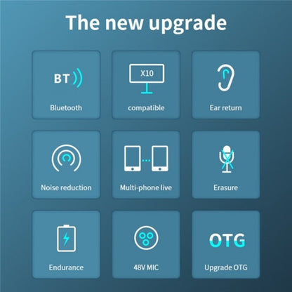 X7 48V Live Broadcast Audio Mixer Professional Microphone Live Sound Card by bashfashion