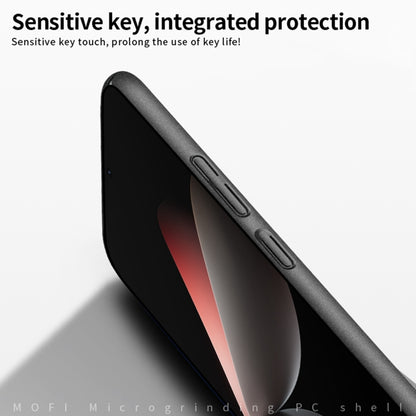 For Meizu 21 Pro MOFI Fandun Series Frosted PC Ultra-thin All-inclusive Phone Case(Black) by MOFI