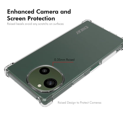 For Sharp Aquos R9 ENKAY Hat-Prince Transparent TPU Shockproof Phone Case by ENKAY