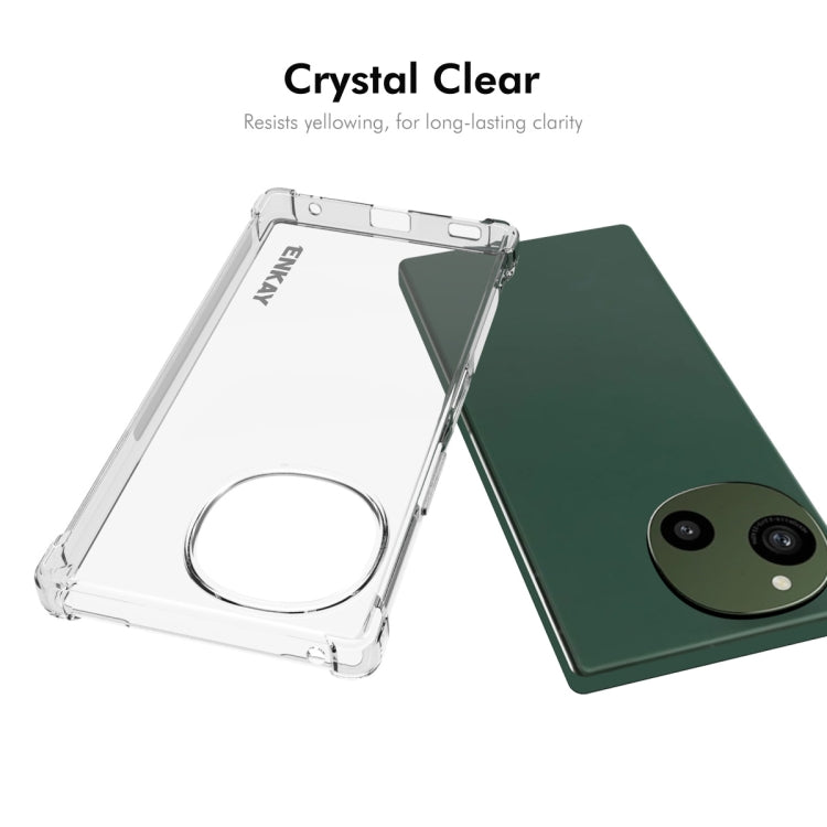 For Sharp Aquos R9 ENKAY Hat-Prince Transparent TPU Shockproof Phone Case by ENKAY