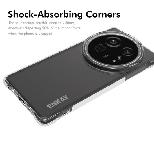 For Sharp Aquos R9 Pro ENKAY Hat-Prince Transparent TPU Shockproof Phone Case by ENKAY