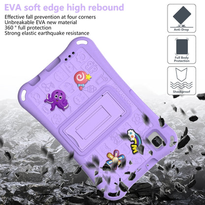 For Samsung Galaxy Tab A9 8.7 2023 X115 Hi Baby EVA Full Body Tablet Case with Strap(Light Purple) by bashfashion