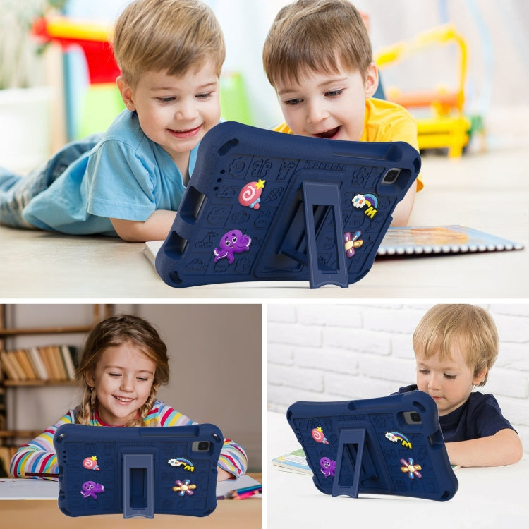 For Samsung Galaxy Tab A7 Lite 8.7 T220 Hi Baby EVA Full Body Tablet Case with Strap(Navy Blue) by bashfashion