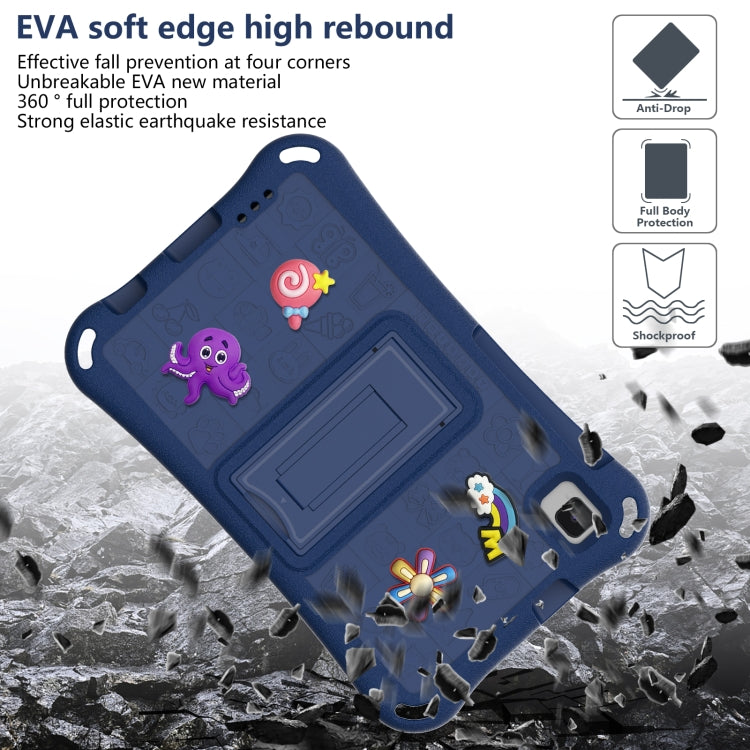 For Samsung Galaxy Tab A7 Lite 8.7 T220 Hi Baby EVA Full Body Tablet Case with Strap(Navy Blue) by bashfashion