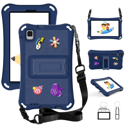 For Samsung Galaxy Tab A 8.0 2019 T290 Hi Baby EVA Full Body Tablet Case with Strap(Navy Blue) by bashfashion