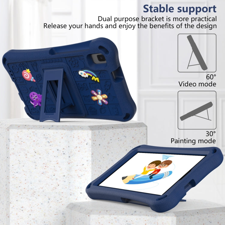 For Samsung Galaxy Tab A 8.0 2019 T290 Hi Baby EVA Full Body Tablet Case with Strap(Navy Blue) by bashfashion