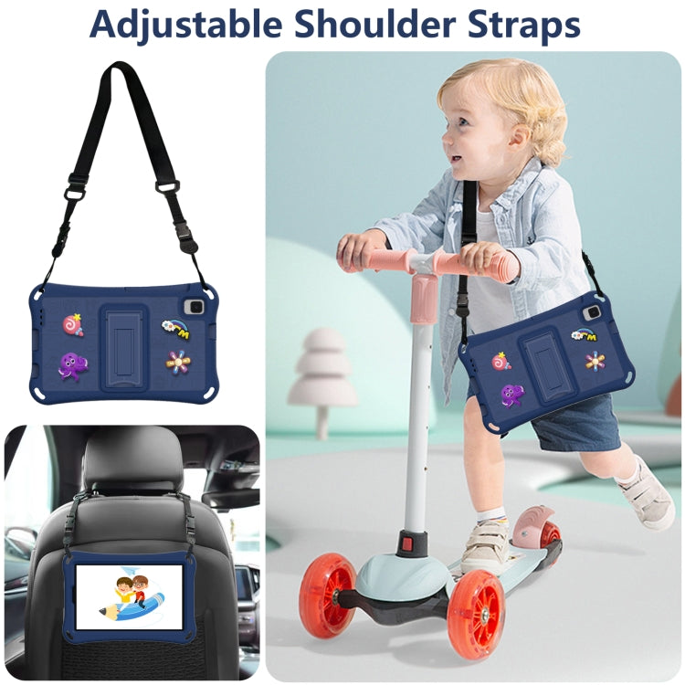 For Samsung Galaxy Tab A 8.0 2019 T290 Hi Baby EVA Full Body Tablet Case with Strap(Navy Blue) by bashfashion