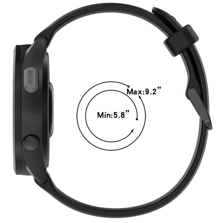 For Xiaomi Haylou RS4 LS12 22mm Two Color Textured Silicone Watch Band(White+Pink) by bashfashion