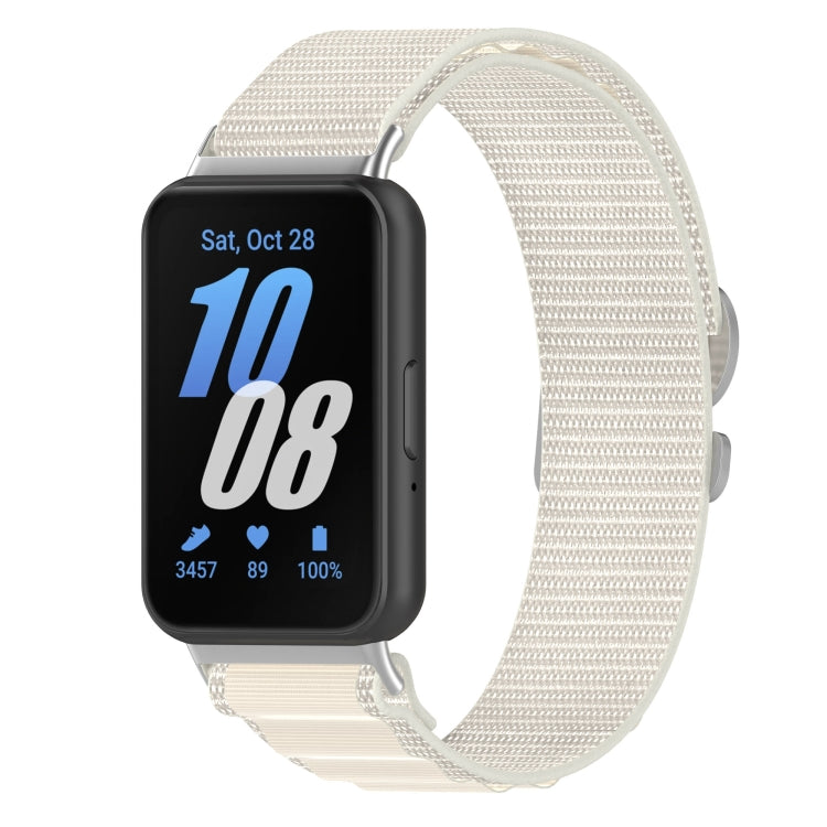 For Samsung Galaxy Fit 3 Nylon Canvas Watch Band(Starlight) by bashfashion