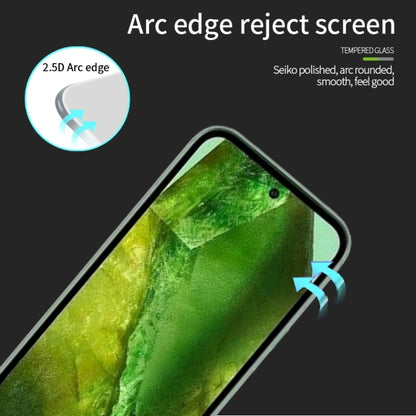 For Google Pixel 8a MOFI 9H 2.5D Full Screen Tempered Glass Film(Black) by MOFI