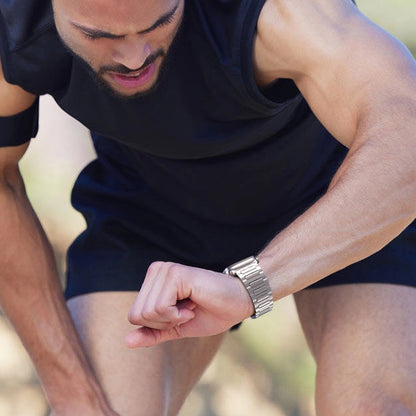 For Apple Watch Ultra 2 49mm I-Shaped Titanium Watch Band(Grey) by bashfashion