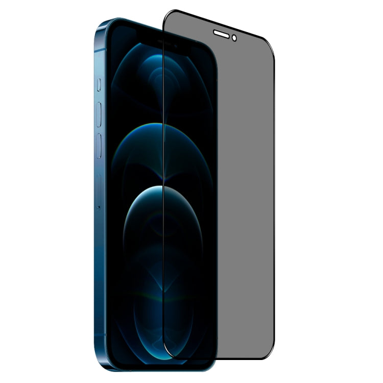 For iPhone 12 Pro Max NORTHJO A++ 28 Degree Privacy Full Glue Silk Printing Tempered Glass Film by NORTHJO
