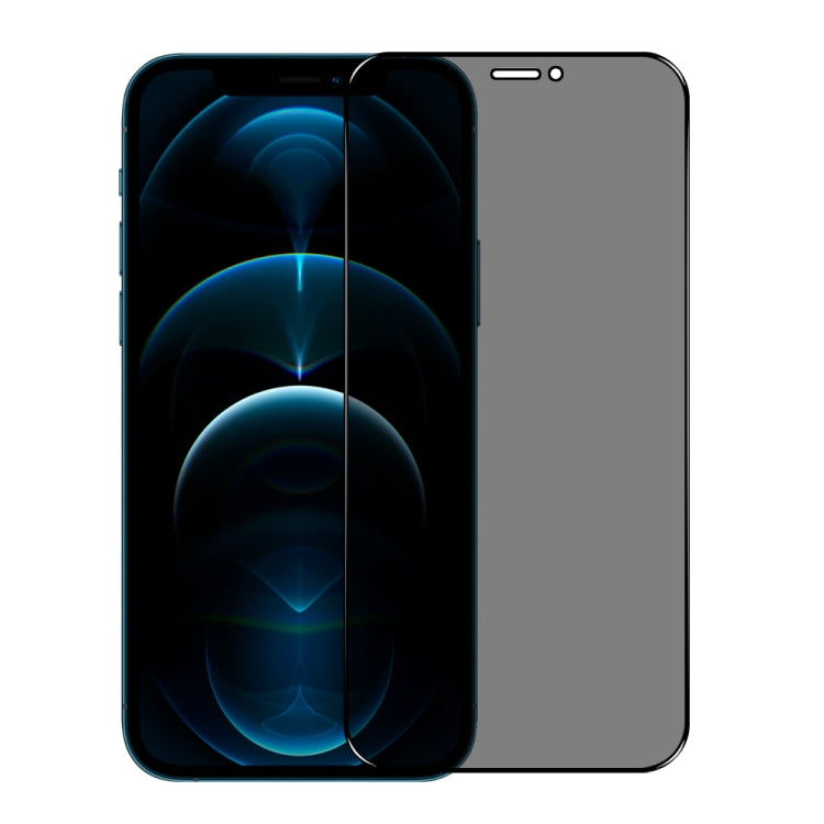 For iPhone 12 / 12 Pro NORTHJO A++ 28 Degree Privacy Full Glue Silk Printing Tempered Glass Film by NORTHJO