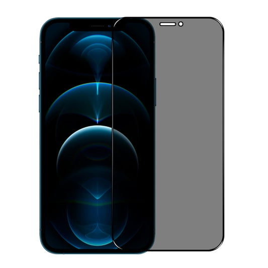 For iPhone 12 / 12 Pro NORTHJO A++ 28 Degree Privacy Full Glue Silk Printing Tempered Glass Film by NORTHJO