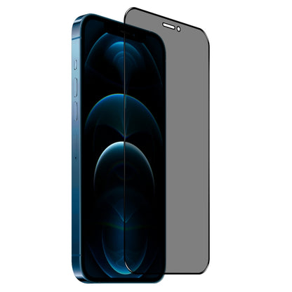 For iPhone 12 / 12 Pro NORTHJO A++ 28 Degree Privacy Full Glue Silk Printing Tempered Glass Film by NORTHJO