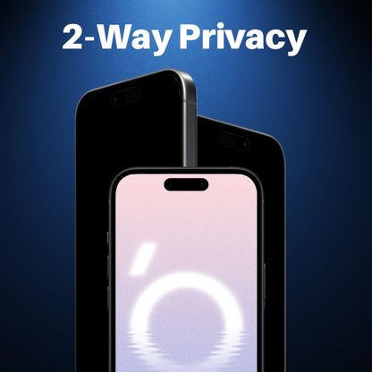 For iPhone 16 NORTHJO A++ 28 Degree Privacy Full Glue Silk Printing Tempered Glass Film by NORTHJO