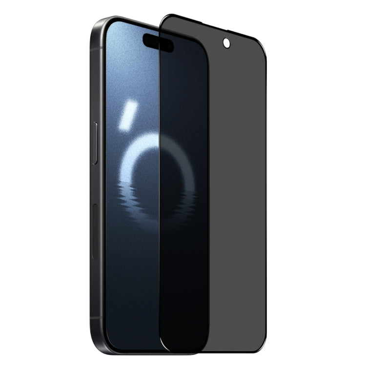 For iPhone 16 Pro Max NORTHJO A++ 28 Degree Privacy Full Glue Silk Printing Tempered Glass Film by NORTHJO