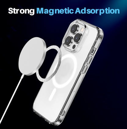 For iPhone 15 Pro NORTHJO 5 in 1 Magsafe Clear Phone Case with 2pcs Screen Film + 2pcs Rear Lens Film by NORTHJO