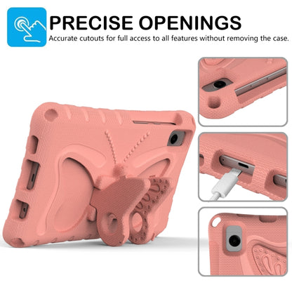 For Samsung Galaxy Tab A 8.0 T290 2019 Butterfly Bracket EVA Shockproof Tablet Case(Pink Orange) by bashfashion