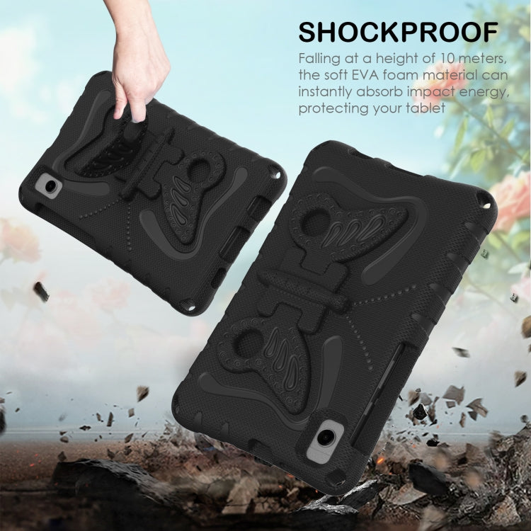 For Samsung Galaxy Tab A 8.0 T290 2019 Butterfly Bracket EVA Shockproof Tablet Case(Black) by bashfashion